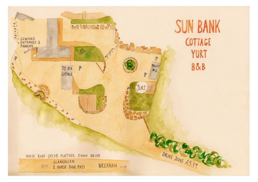 Sunbank Accommodation Ланголен Екстериор снимка